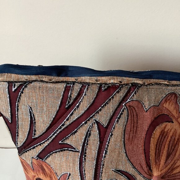 Handmade Cosmetic Makeup Brown Bag Tote Travel Zipper Pouch Scrunchies - Picture 6 of 10